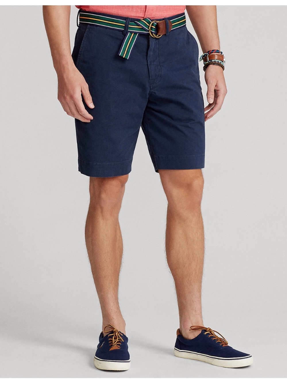 Men's Stretch Classic-Fit Chino Shorts, 9" inseam